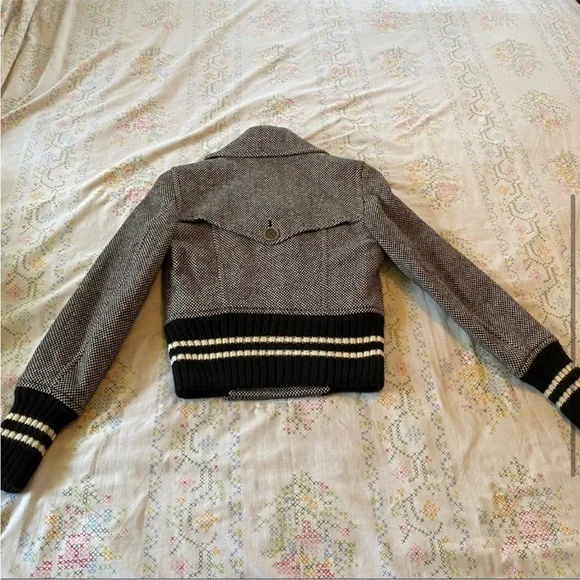 Women's A/X Armani Double Breasted Wool Coat - Picture 4 of 5